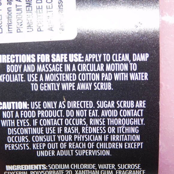 Barbie Cherry Scented Exfoliating Body Sugar Scrub  New Sealed - Picture 5 of 6